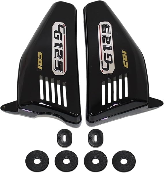 Motorcycle Plastic Body Covers Of Battery Tool For Honda Lifan Dayang Loncin CG125/150 CDI125 ZJ125 LX125 Right Left Side Panels(Black)