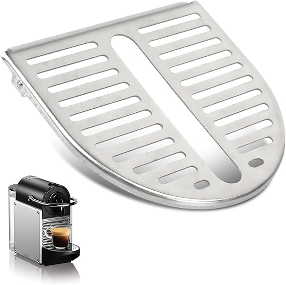 Drip Grid for Pixie Coffee Machines Compatible with Krups, Delonghi & Nespresso Pixie Machine, Coffee Drip Tray Grid Grille Keep Countertop Clean and Prevent Stains and Damage, Aluminum