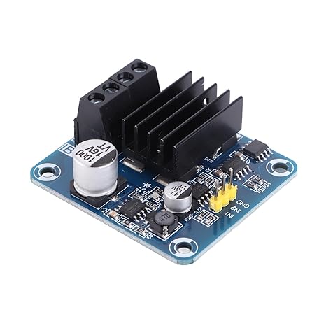 Large Current 50A H-Bridge Motor Driver Module, Industrial-Grade Single Channel DC Motor Controller 5V15V with PWM Speed Control for Robotics, CNC, and DIY Electronics Projects