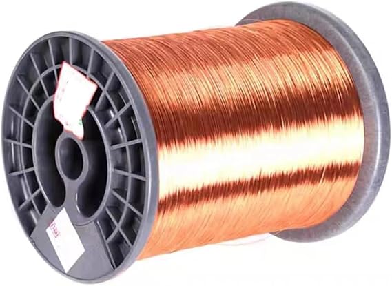 enameled Copper Wire 0.20-1.50mm Qa-1-155 2UEW Copper Wire Magnet Wire Enameled Copper Winding Wire Coil Copper Wire Winding Wire Weight 500g(0.20mm 1700M)