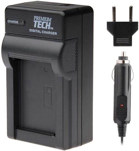 PT-20 AC/DC Rapid 4.2 Volt Battery Charger for Canon NB-1L, NB-1LH, NB-3L, Konica DR-LB4, Minolta NP-500, NP-600 Batteries