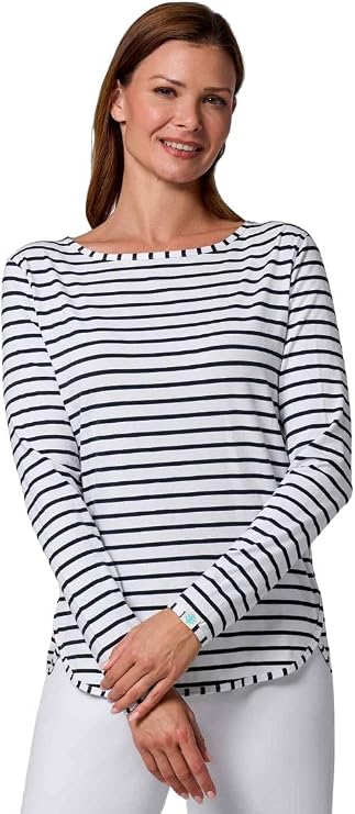 Women's Side Split Long Sleeve Shirt - UPF 50+ Sun Protection - Heyday