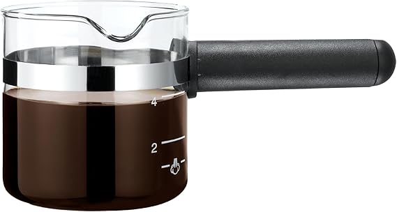 Cafe Brew 4 Cup Espresso Replacement Carafe, Universal, Borosilicate Glass