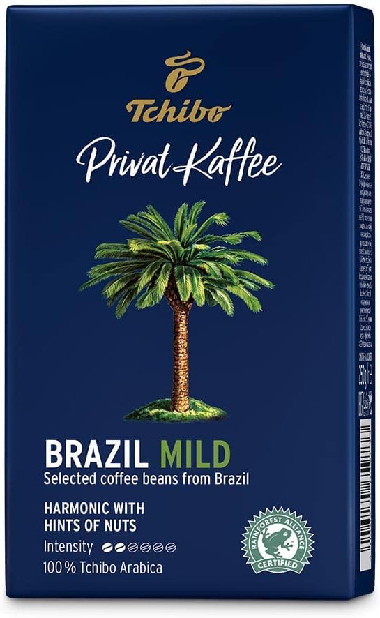 Tchibo Privat Kaffee Brazil Mild Ground Filter Coffee 250 g