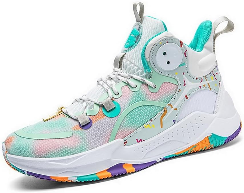 Womens Basketball Shoes Teenager Basketball Sneakers Non Slip Basketball Trainers Sports Shoes for Women Indoor and Outdoor