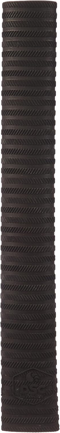 DSC Ring Line Band Chevron Cricket Bat Grip | Color: Black | Pack of 1 | Material: Rubber | Better Shock Absorption | Enhanced Control | Simple Installation | Usage for All Players | Comfortable Fit