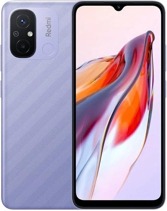 XIAOMI Redmi 12C 4G LTE (64GB + 3GB) Factory Unlocked GSM 6.71" 50MP Dual Camera (ONLY T-Mobile/Mint USA Market) + (w/Fast Car Charger Bundle) (Lavender Purple)