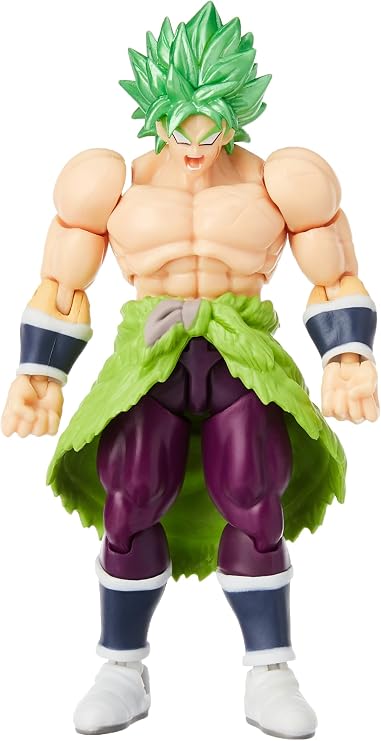 Dragon Ball Bandai Super Evolve 5" Super Saiyan Broly Articulated Figure | Dragon Ball Evolve Anime Figure - 15+ Points of Articulation - Dragon Ball Super Toy - Anime Gift - Collictible Toy