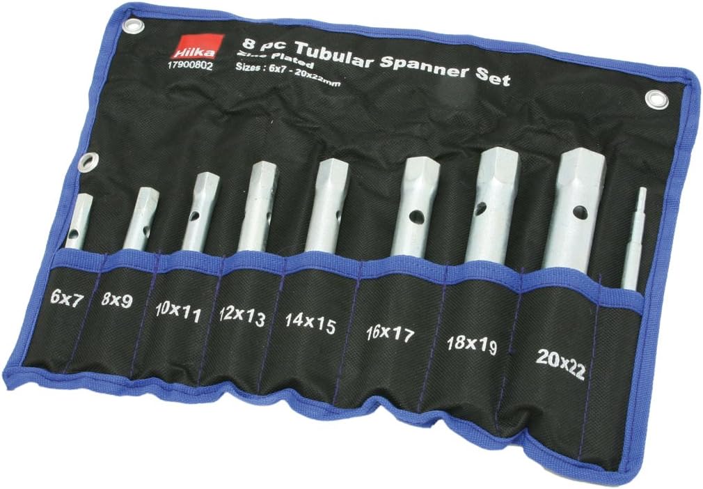 Hilka 17900802 Box Spanner Set Metric 8-Piece
