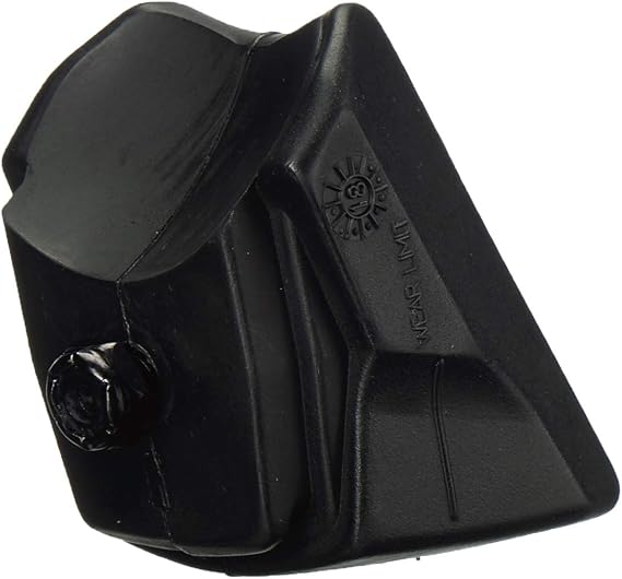 Rollerblade Standard Brake Pad Inline Skates (1 Pack), Black