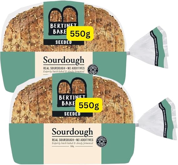 Seeded Sourdough Bertine Bakeries 2x550g (2x550g)