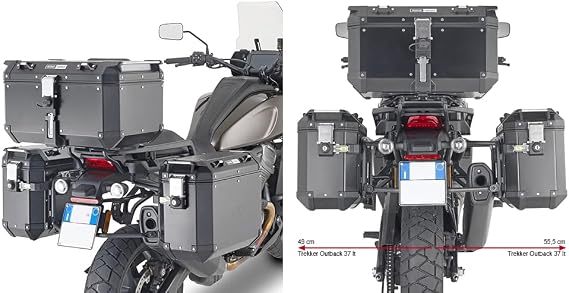 Givi Motorcycle Side Case Carrier PL One-Fit MonokeyCam