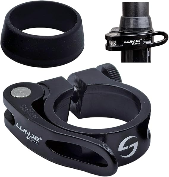 Bike Seat Post Clamp Aluminium Alloy Quick Release Bicycle Seat Clamp 28.6mm 31.8mm 34.9mm