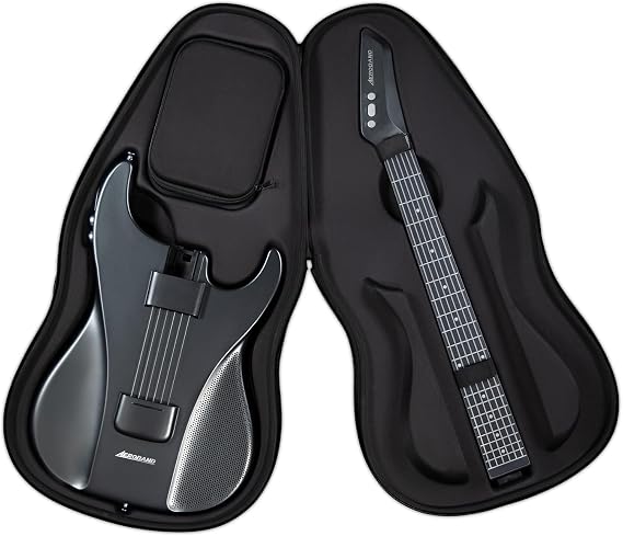AeroBand Smart Guitar Stringless, Acoustic Electric Travel Portable Silent with Removable Fretboard for Enthusiasts, Adults, Teenagers, Gift (Bag DE)