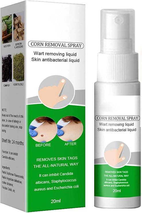 Corn Remover Power Spray, Corn Removal Spray Corn Removers, Corn Remover and Callus Remover for Fast-Acting Foot Care, 20ml/pc (1)