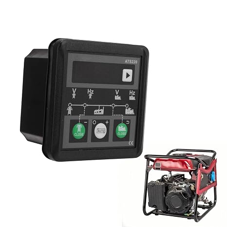 Gonetre ATS Controller Genset Control Module Electrical Accessory Ats220 Ac30-300v Mains Genset Power Controller Automatic Switch Module with Led Display, Gonetreok7dq2a85h