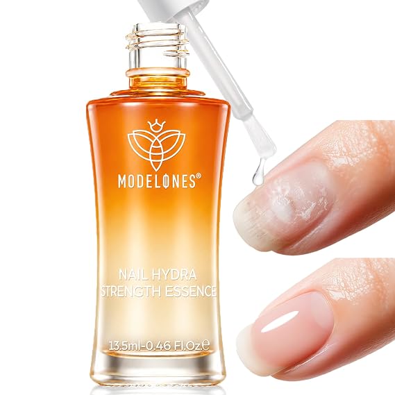 Modelones Nail Strengthener and Growth, Water-Based Nail Hardener Repair
