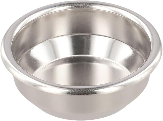 58mm Blind Filter Basket Espresso Machine Group Head Cleaning, for Stainless Steel Back Flush Filter 58mm Portafilter, 17mm Height