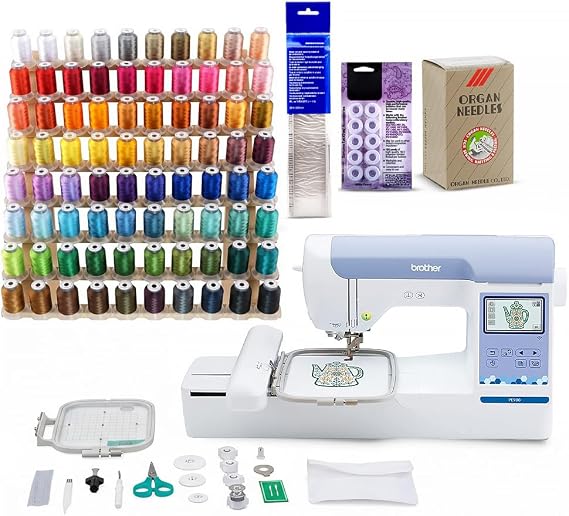 Brother Elite PE900 Large Embroidery Machine Bundle