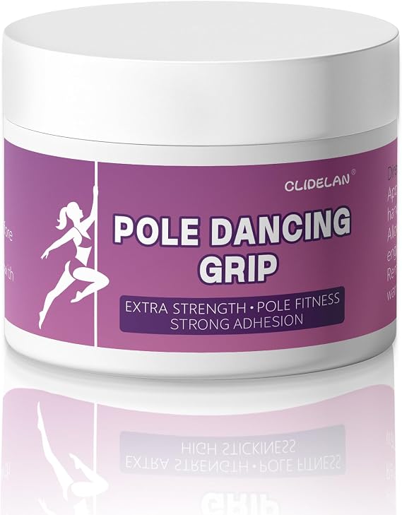 Extra Strength Pole Grip (50g / 1.76 oz)Boost Pole Grip for Pole Dancing, Pole Dance GripNatural, Waterproof, Anti-Slip for Beginners&Pros, Dry Hands Pole Grip Aid for Secure Hold, Inversions, Spins