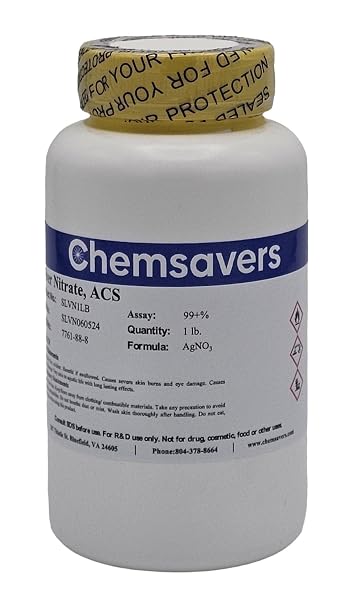 Silver Nitrate, ACS, 99+%, 1 lb.