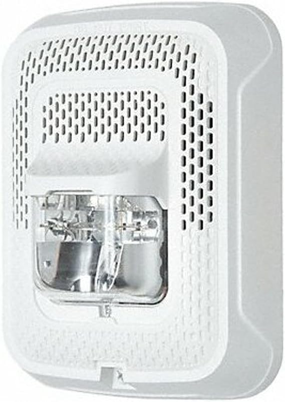System Sensor SPSWL Wall Mount Speaker Strobe, Clear Lens, White