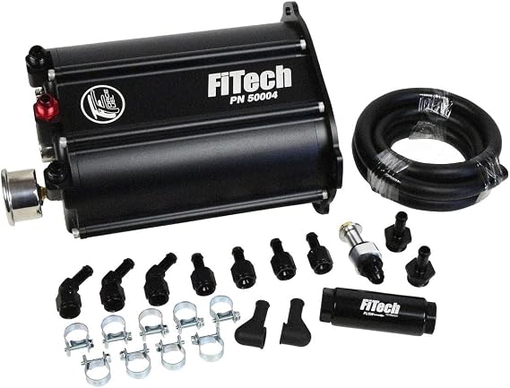 FI-TECH FUEL INJECTION 340LPH Force Fuel System Black Finish