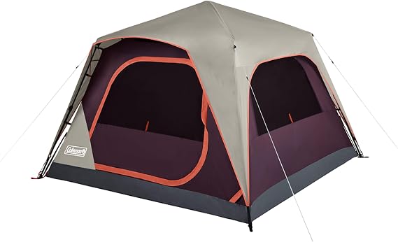 Coleman Skylodge 4 Person Instant Camping Tent BlackBerry