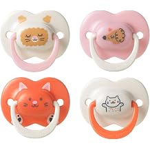 Tommee Tippee Ultimate Fit Soother, 18-36 Months, 4 Pack, Orthodontic Dummy for Babies, Symmetrical Teat, Air Holes, 100% BPA Free Silicone, Steriliser Safe, Club House Collection