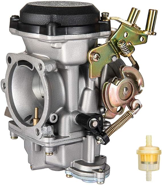 PUCKY CV40 Carburetor Replacement for Harley Davidson Road King Twin Cam 1200 XLH1200 Sportster 883 XL883 1998-2016 / Softail 1988-2017 / Dyna FXR FXD 1988-2016 / Touring 1988-2016 27490-04