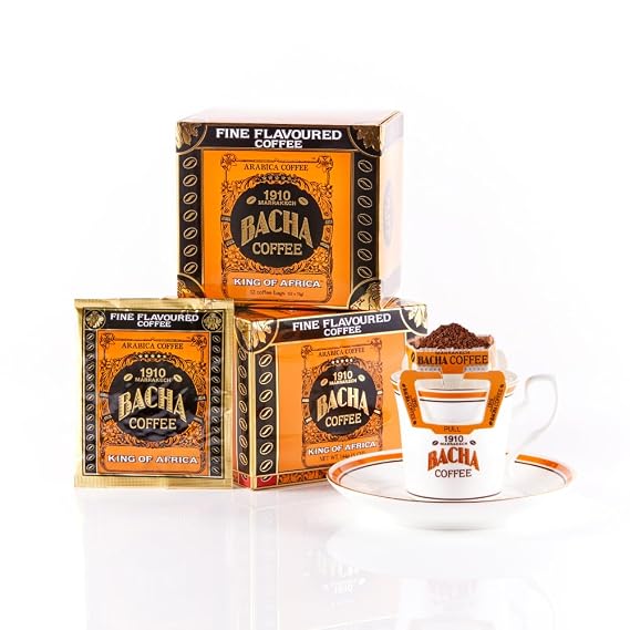 Bacha Coffee King of Africa Fine Flavoured - 12 Drip Bags