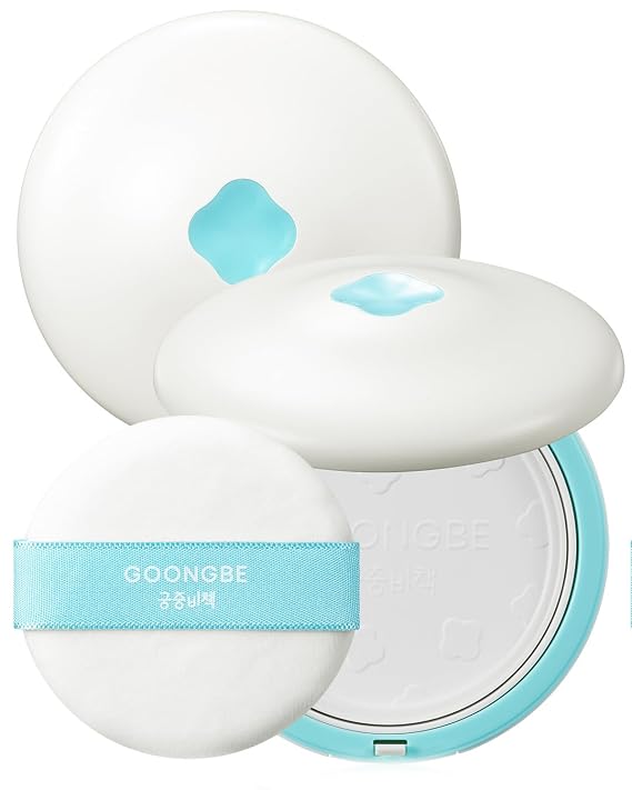 GOONGBE Pri-mmune Soothing Powder, Korean Baby Compact, 0.8oz.