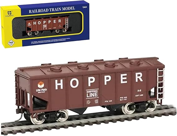 HO Scale Train Carriage, 1:87 Carriage Compatible with All HO Model Railroads, Collection for Miniature Model Train Enthusiasts (98120)