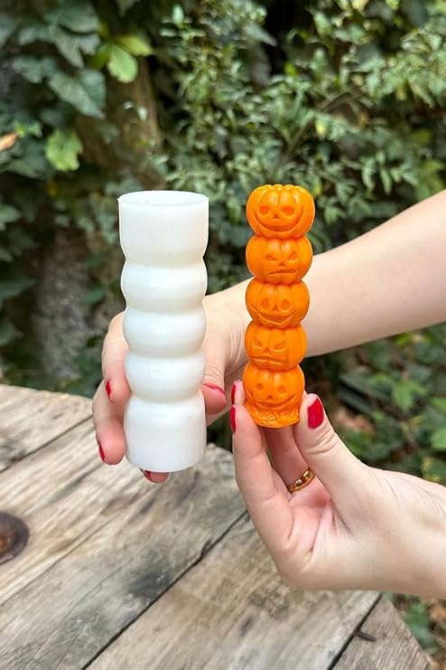 Rufus Concept Kabak Totem Tekli Mum Kalıbı (Silikon) 1 Adet
