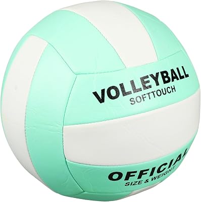 Soft Volleyball for Training and Indoor Games Pu Construction Standard Suitable for Middle School Players Vibrant Colors for Easy Visibility