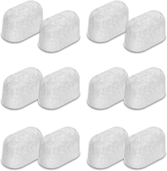 Water Filters for Keurig K-Elite brewer, K-Express, K-Cafe, K45, K90, B40... Premium Replacement Charcoal Water Filters for Keurig K-Elite Series Coffee Machine New and Old (12-Pack)