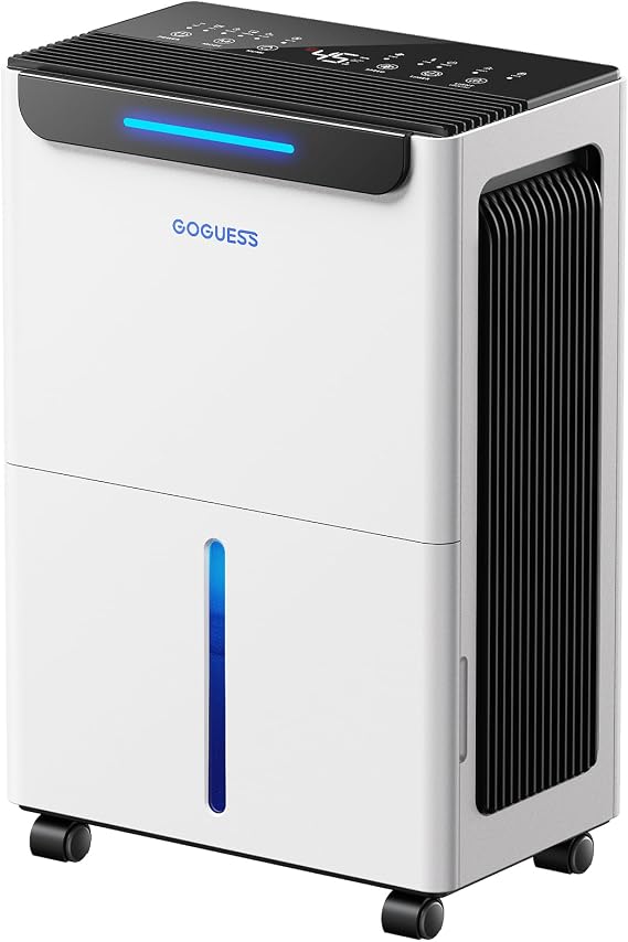 1600 Sq.ft Dehumidifier for Basement - 21 Pints, Drain Hose & Humidity Control Large Room Dehumidifiers for Home, RV, Bathroom, Bedroom - 3 Modes & 24H Timer White
