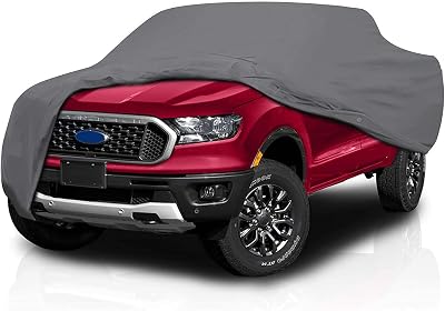 Supreme Full Car Cover - Semi Custom Fit for Ford F-150 2015-2020 SuperCrew 5.5ft Bed | All-Weather Protection: Waterproof, Dustproof, Windproof, UV-Resistant