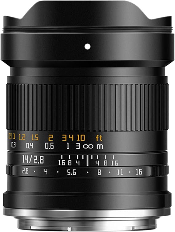 TTARTISAN 14mm F2.8 for Nikon Z, Ultra Wide Angle Large Aperture Full Frame Lens for Nikon Z Mount Cameras Z5 Z6 Z7 Z6II Z6III Z7II Z9 Z8 ZF ZFC Z30 Z50 Z50II