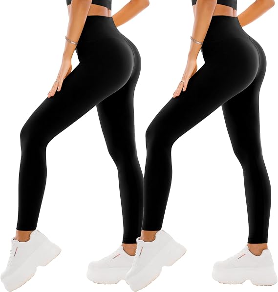 SINOPHANT High Waisted Leggings for Women, 2 Packs