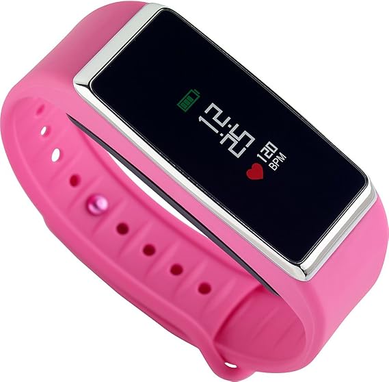 ZeFit2 Pulse Activity Tracker (Pink/Silver)