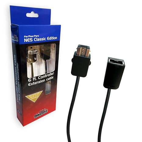 Snes Classic Controller Extension cable/NES Classic Edition Extension controller Cable - Works with Super Nintendo Classic and NES Mini
