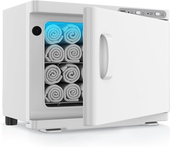 Hot Towel Warmer for Spa,2-in-1 Thermostatic Towel Heater,23L Large Capacity with Quick and All-Round Heating for Facial SPA,Beauty Salon,Esthetician and Bathroom