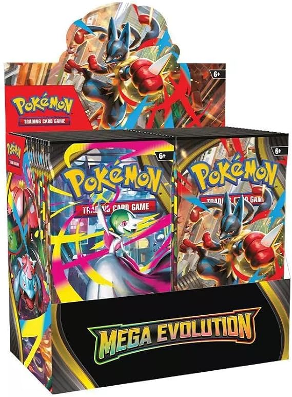 Pokemon Trading Card Game: Mega Evolution Booster Display, 36 Count