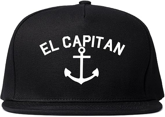 El Capitan Anchor Captain Mens Snapback Hat