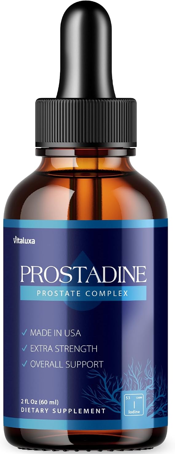 Prostadine Drops for Prostate Health, Bladder Urinating Issues Control - Prostatine Liquid Supplement Urinary Support Flow Official Formula, Prostadyne Max Strength All Natural Relief Reviews (2oz)