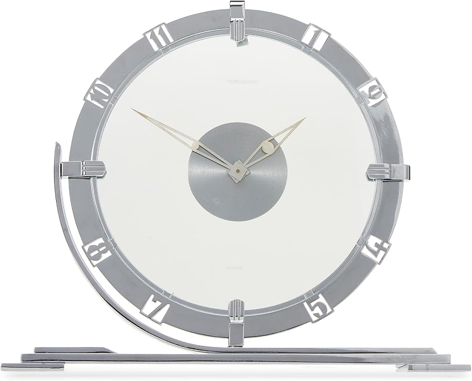 Pre-Loved Jaeger-LeCoultre x Hermes Clock, Silver