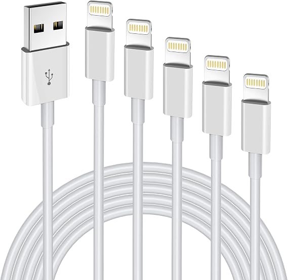 iPhone Charger Fast Charging[Apple MFi Certified] 5pack 3/3/6/6/10FT