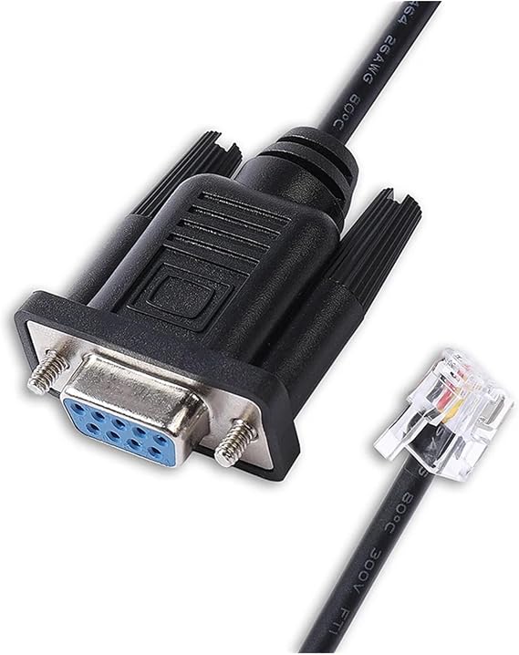 S200 Digital Servo Drive J5 Serial Cable DB9 Female RS232 Serial to RJ12 6P6C for S200 CAN Base Unit AC DC Drive(1.8M)