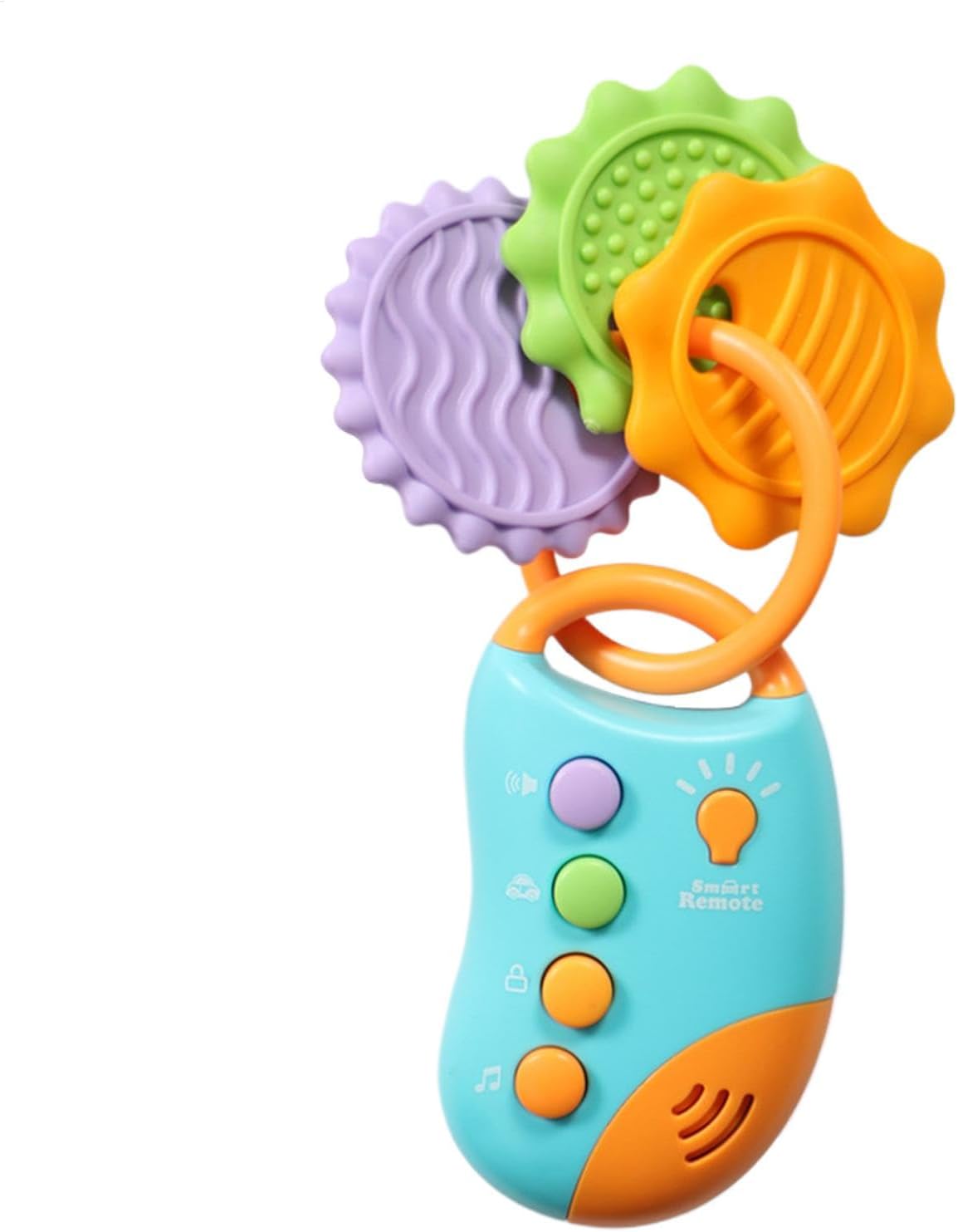 Car Key Toy, Musical Toys, Simulation Car Key Musical Toy With Sound And Lights, Educational Toddler Sensory Learning, Childrens Early Education Toys For Birthday, Holidays - See Descriptions